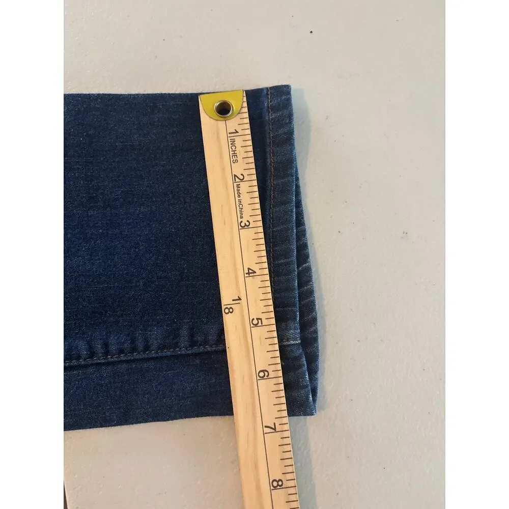 Lauren Ralph Lauren Women's Blue Medium Wash Casual Streetwear Pants Denim Jeans